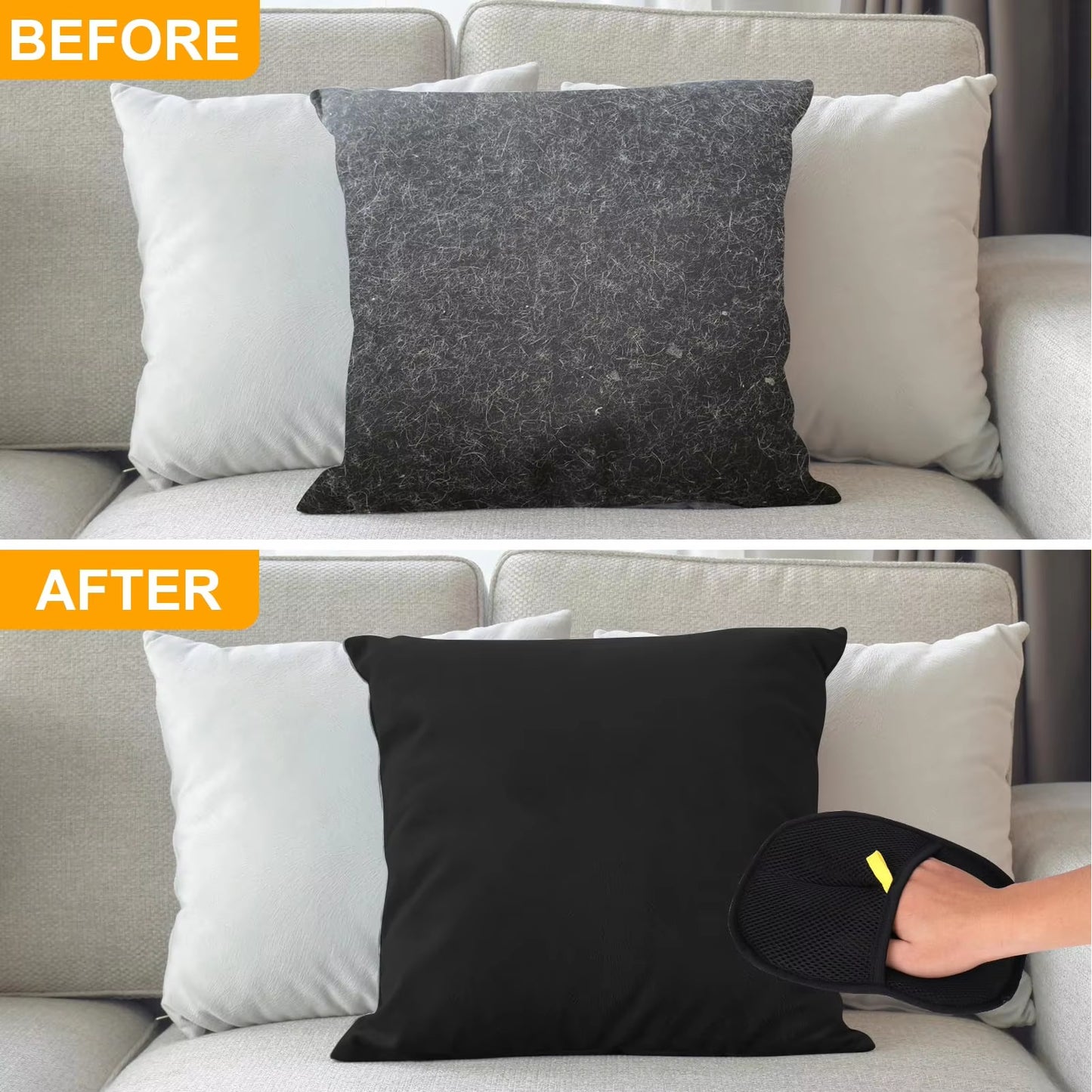 Transform Your Pet's Grooming Routine with Double-Sided Pet Grooming Gloves - Ideal for Cats and Dogs!